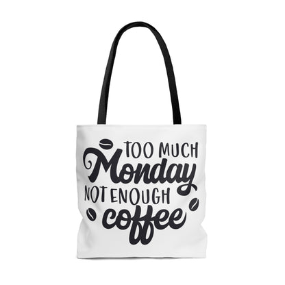 Tote Bag All Over Print Coffee Quote - Natalie's Gourmet Coffee and Tees