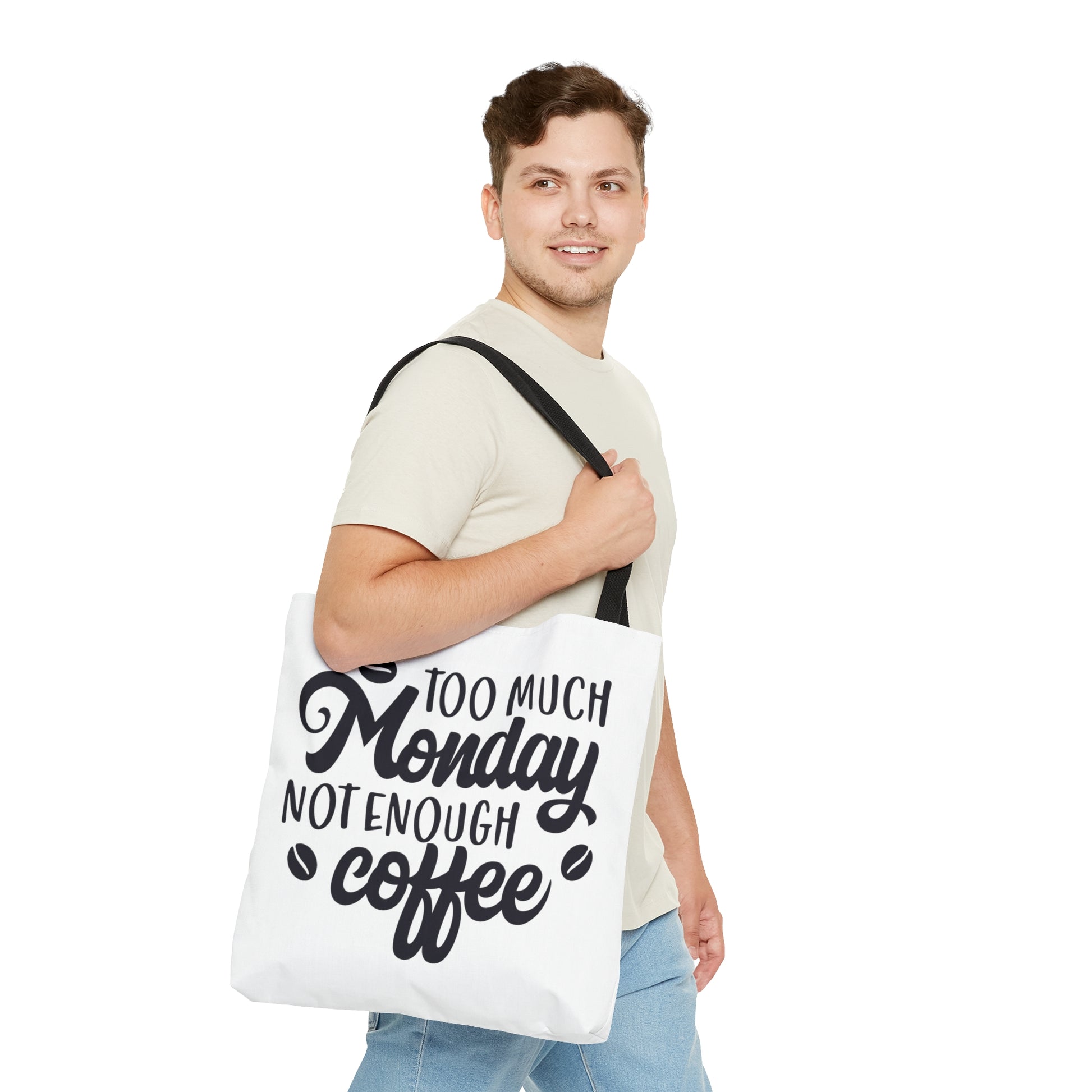 Tote Bag All Over Print Coffee Quote - Natalie's Gourmet Coffee and Tees