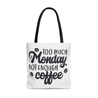 Tote Bag All Over Print Coffee Quote - Natalie's Gourmet Coffee and Tees