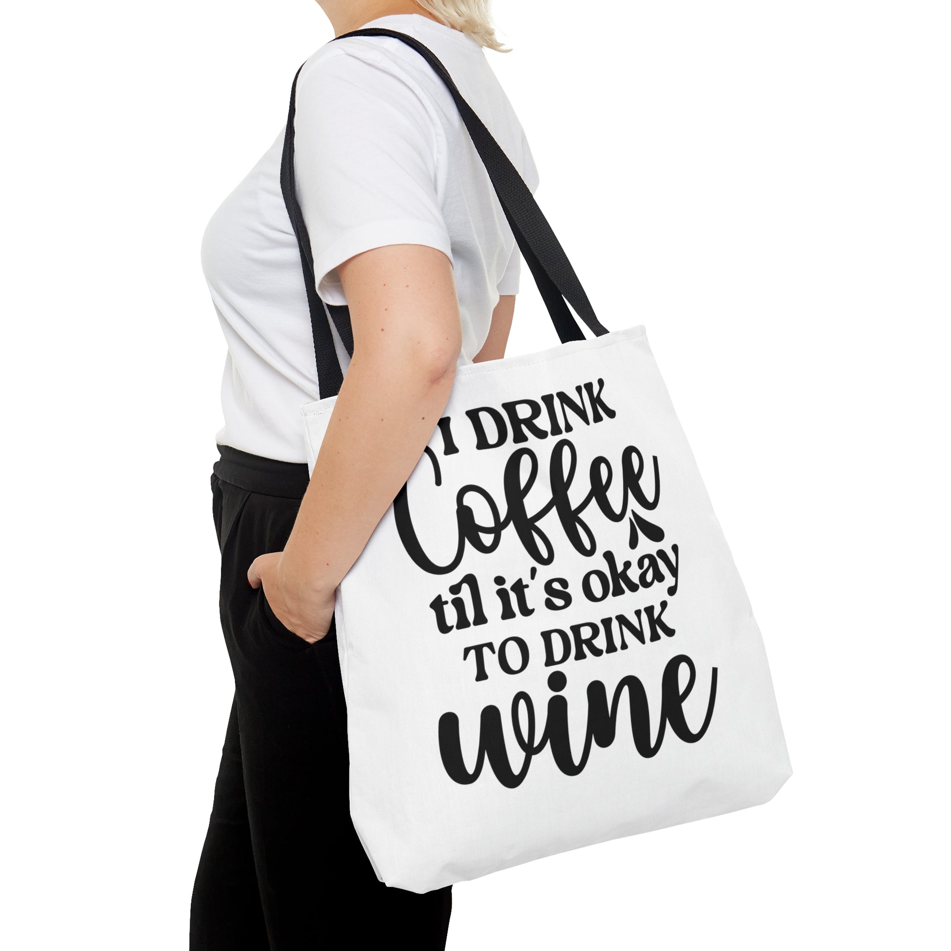 Tote Bag All Over Print Coffee Quote - Natalie's Gourmet Coffee and Tees