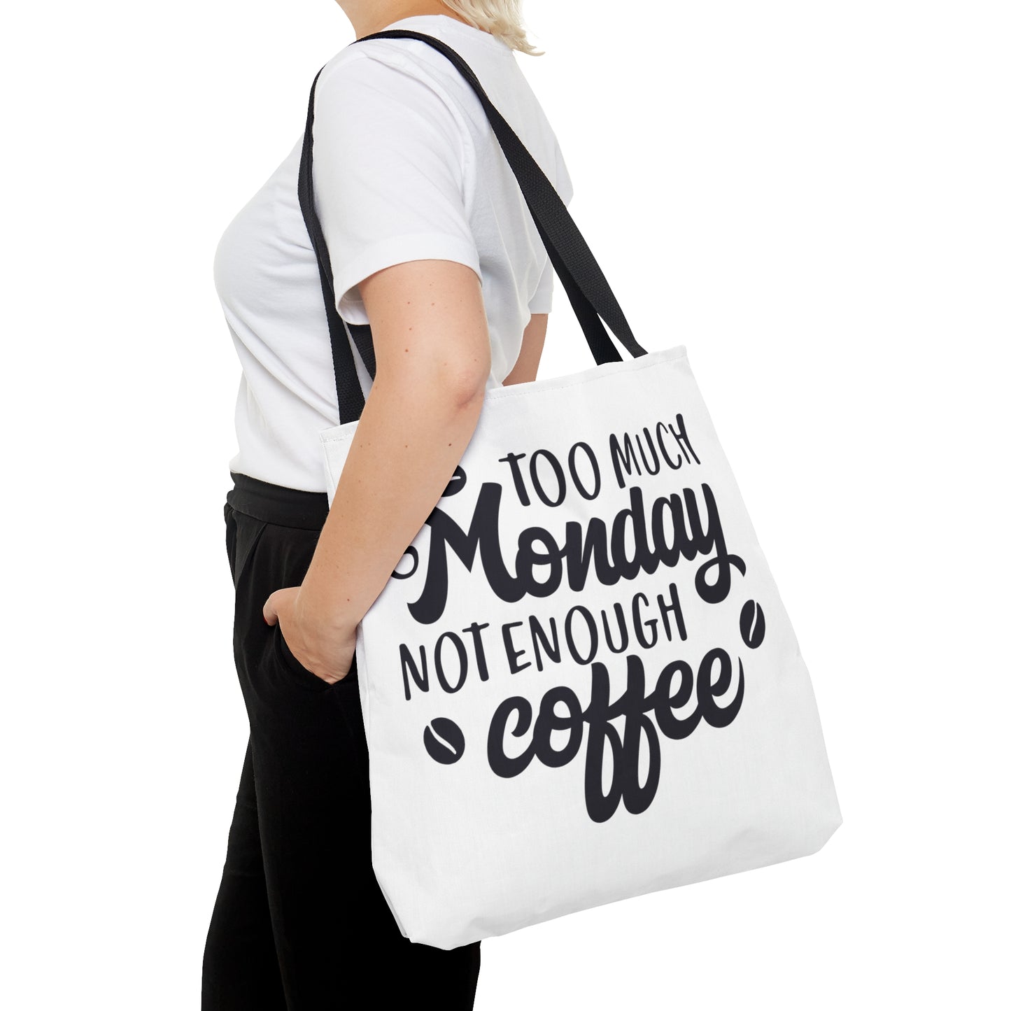 Tote Bag All Over Print Coffee Quote - Natalie's Gourmet Coffee and Tees