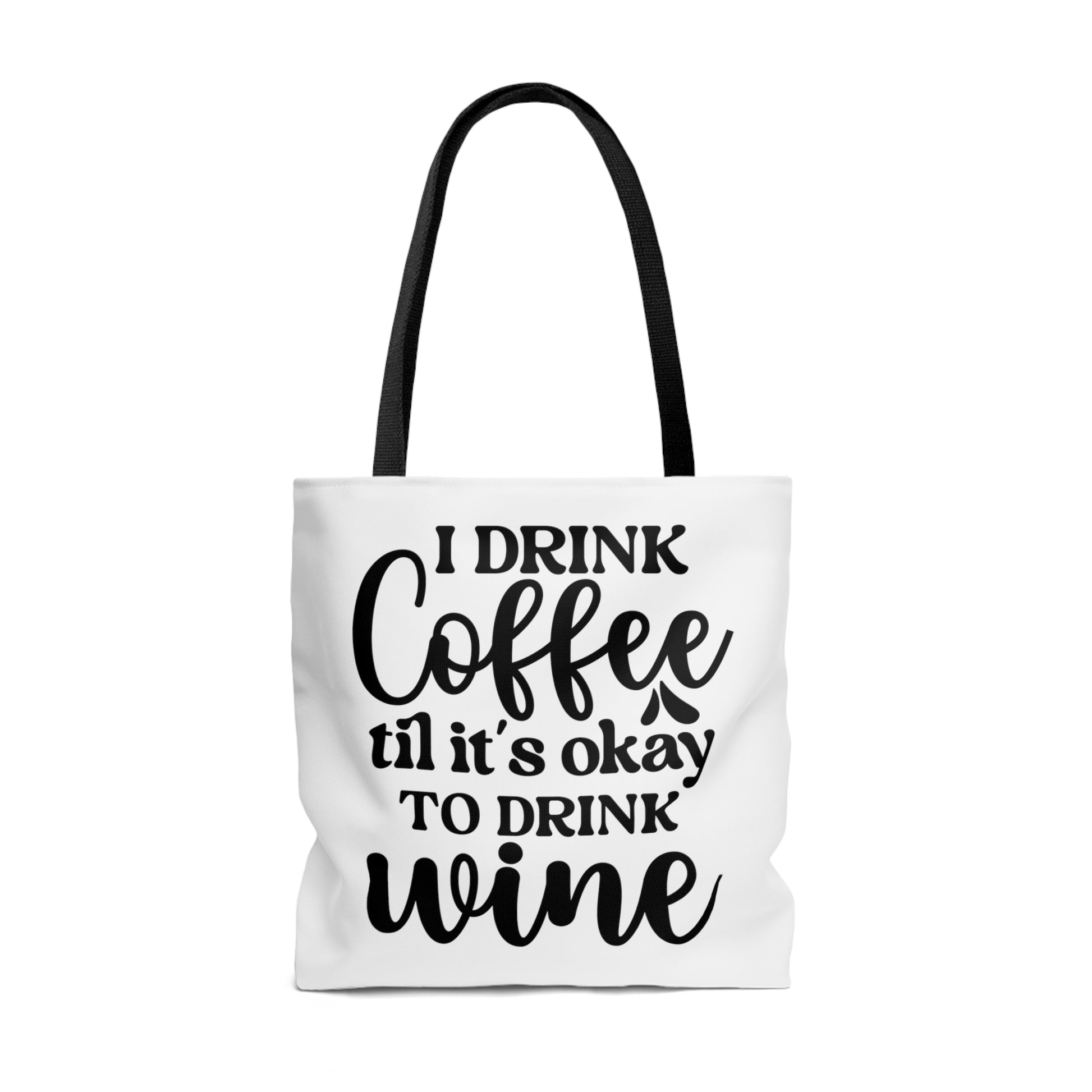 Tote Bag All Over Print Coffee Quote - Natalie's Gourmet Coffee and Tees