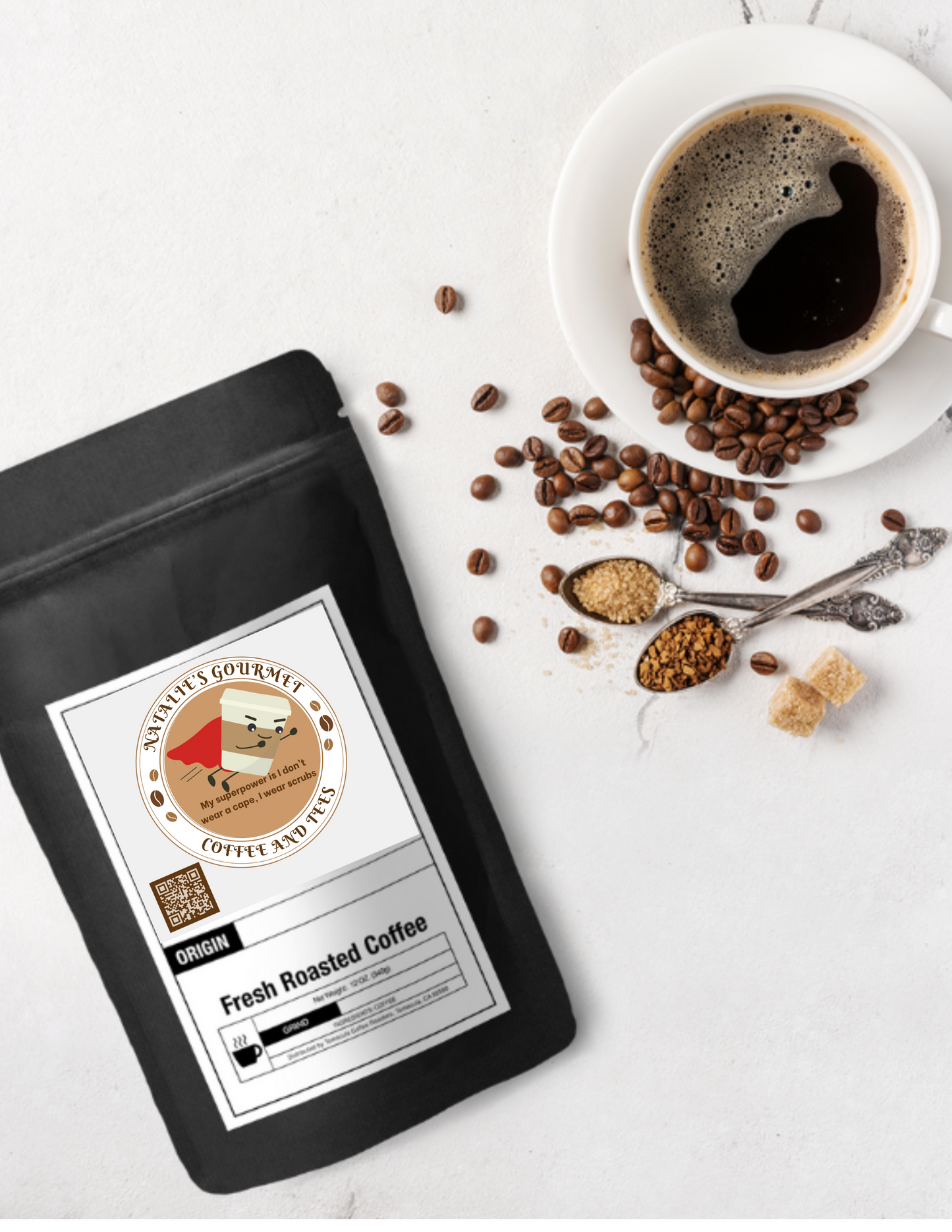 Best Sellers Sample 6 Pack: 6 Bean, Cowboy, Breakfast, Peru, Mexico, Bali - Natalie's Gourmet Coffee and Tees