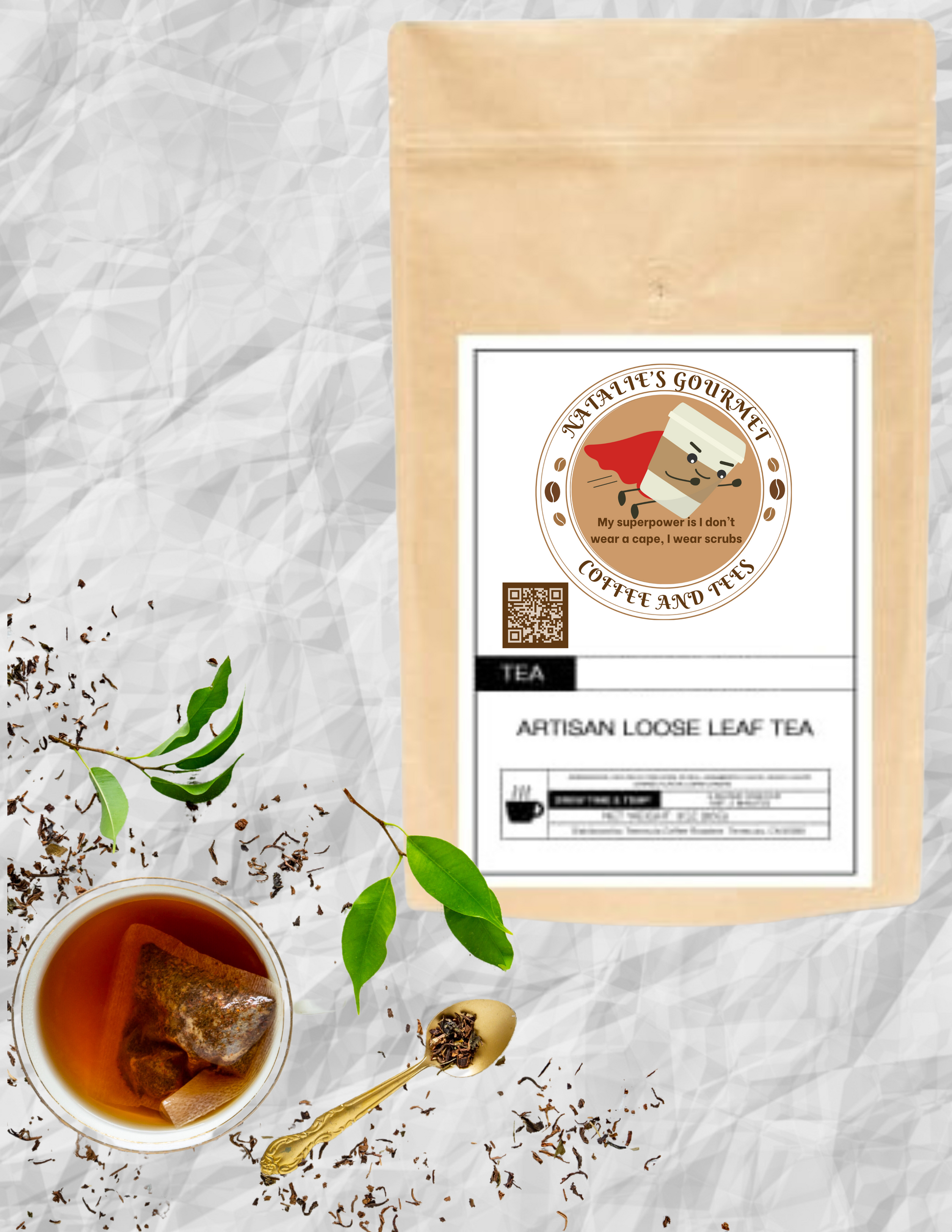 Apple Cider Rooibos  Loose Leaf Tea - Natalie's Gourmet Coffee and Tees