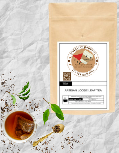 Peach Paradise Loose Leaf Tea - Natalie's Gourmet Coffee and Tees