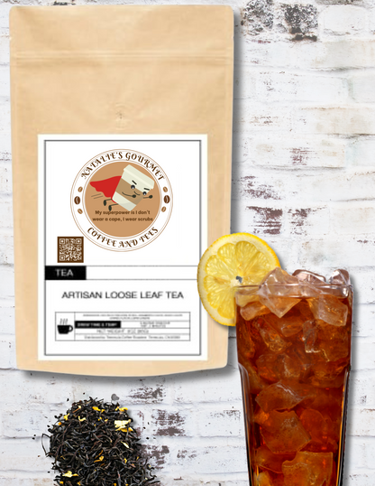 Peach Paradise Loose Leaf Tea - Natalie's Gourmet Coffee and Tees