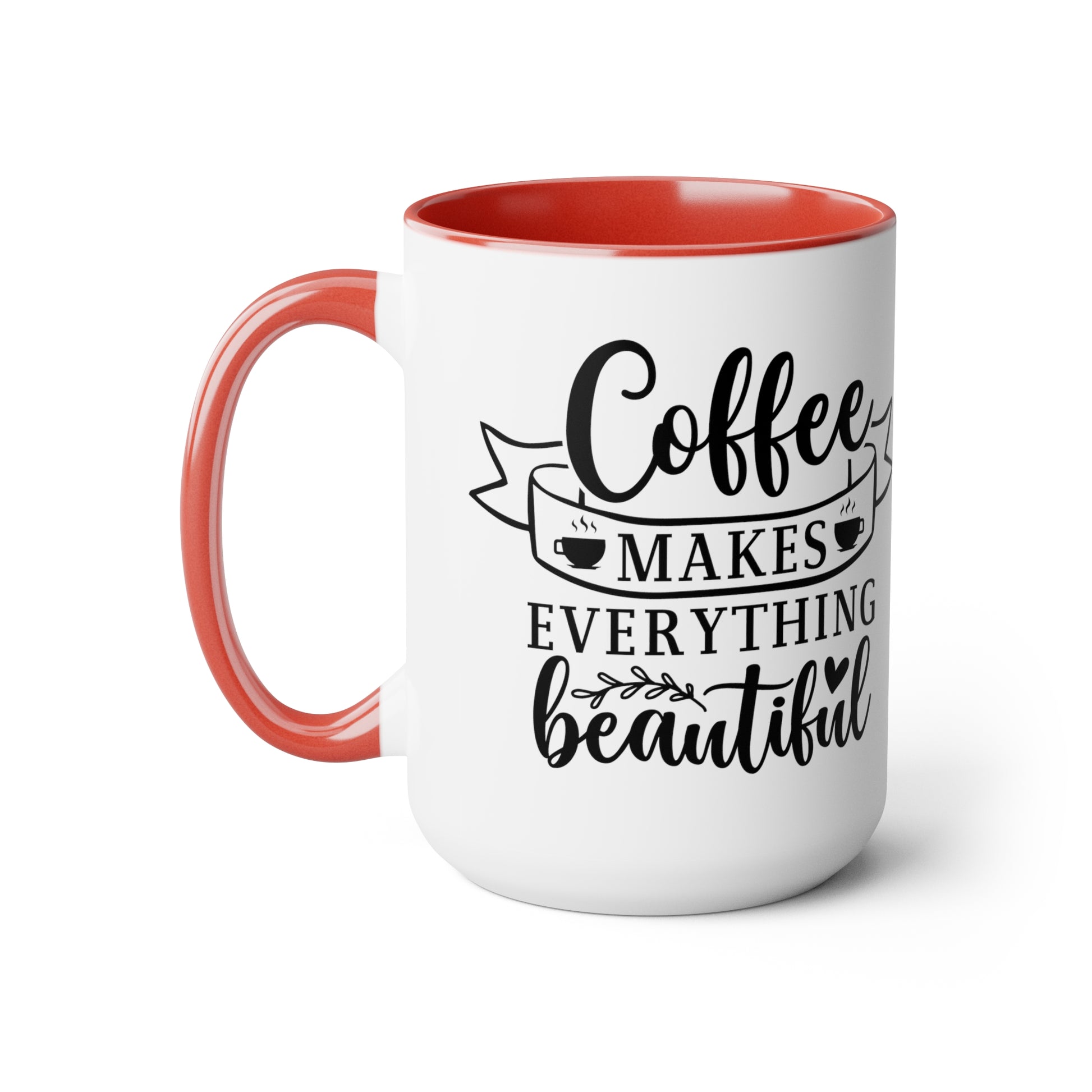 Two-Tone Coffee Mugs, 15oz - Natalie's Gourmet Coffee and Tees