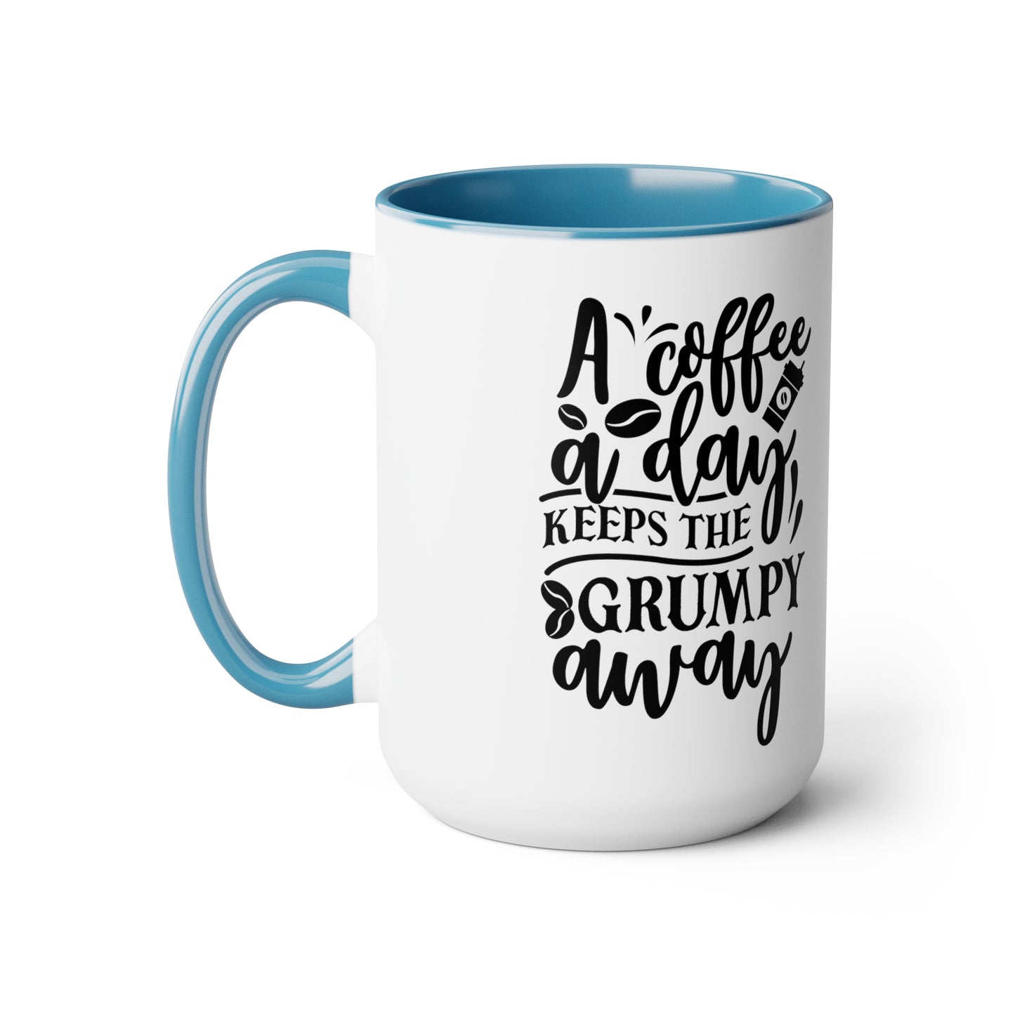 Two-Tone Coffee Mugs, 15oz - Natalie's Gourmet Coffee and Tees