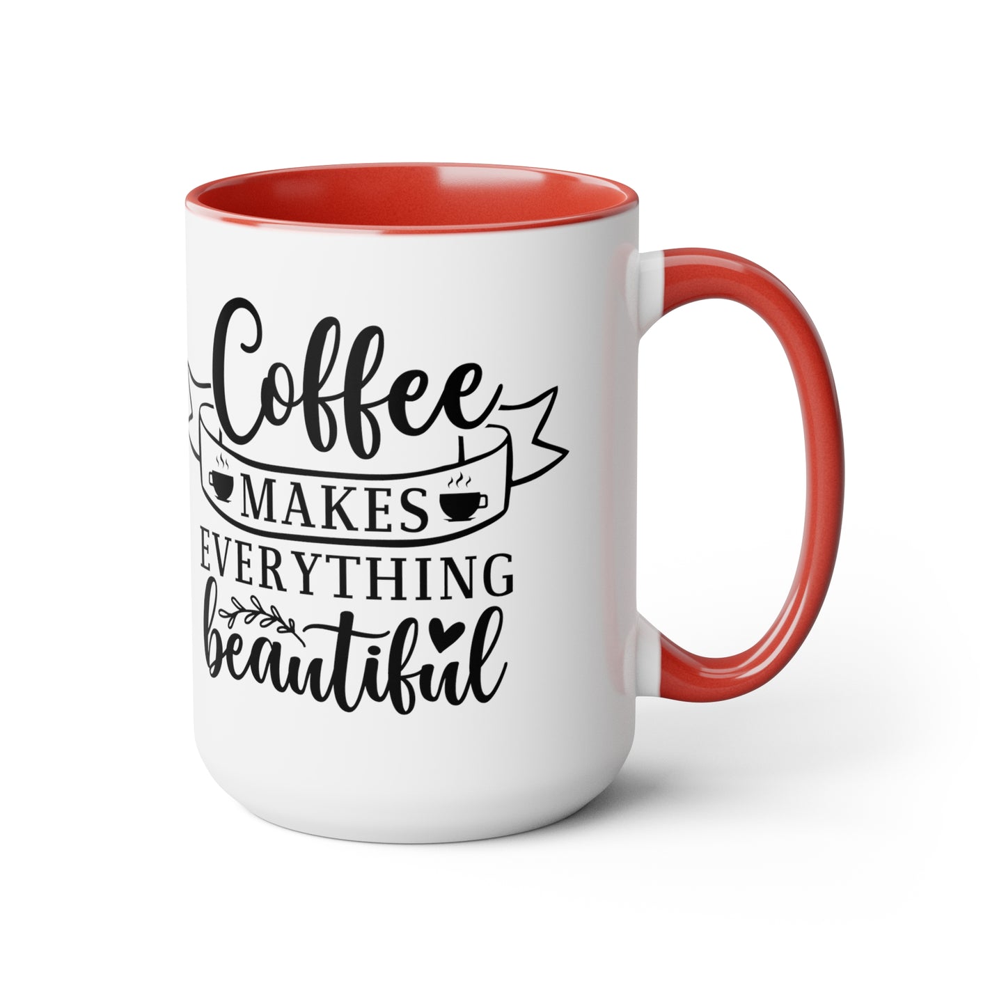 Two-Tone Coffee Mugs, 15oz - Natalie's Gourmet Coffee and Tees