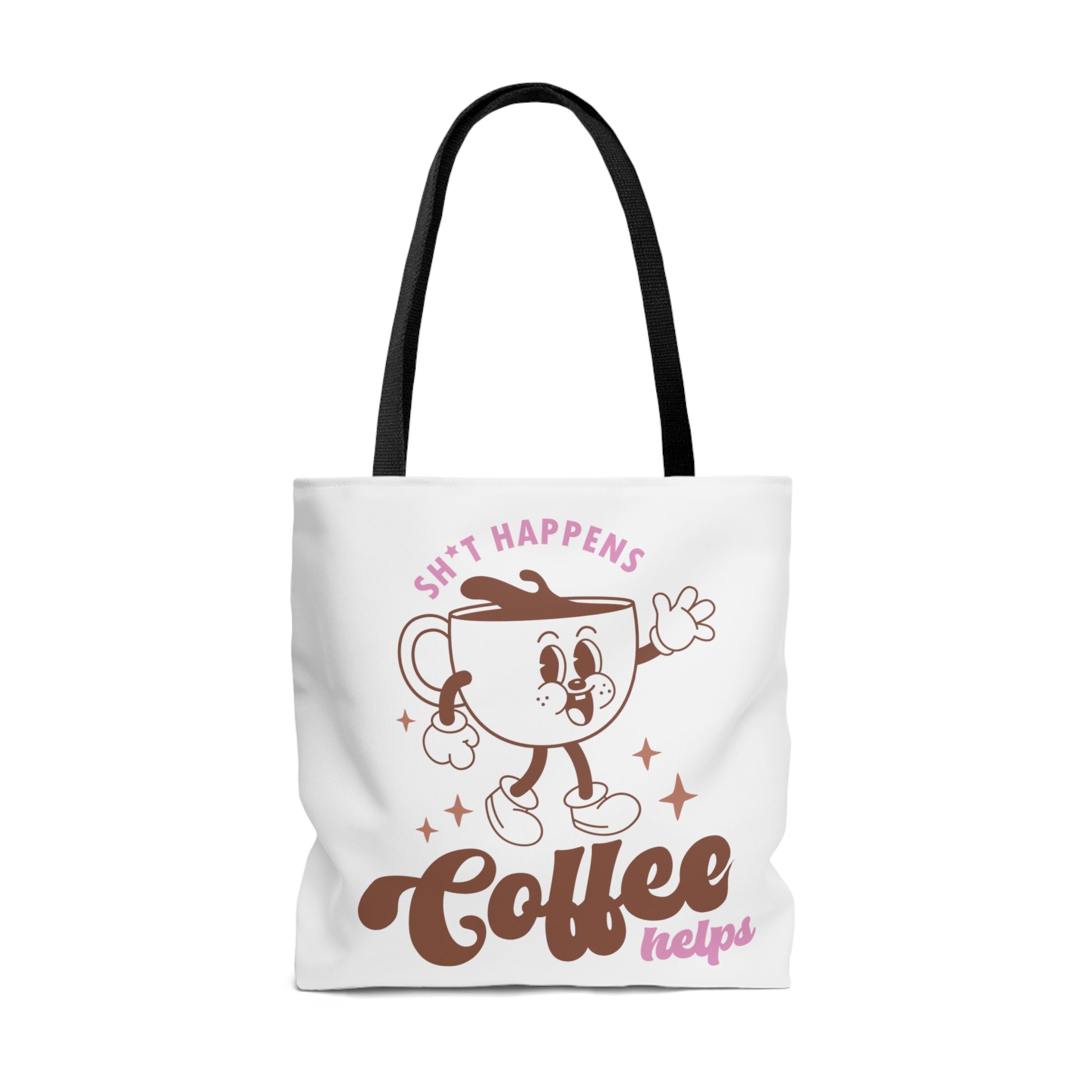 Tote Bag All Over Print Coffee Quote - Natalie's Gourmet Coffee and Tees