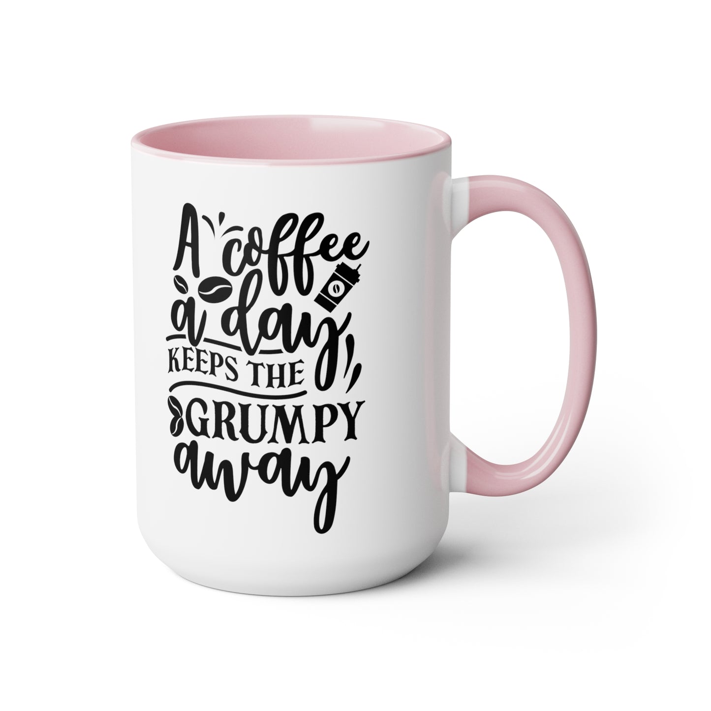 Two-Tone Coffee Mugs, 15oz - Natalie's Gourmet Coffee and Tees