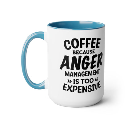 Two-Tone Coffee Mugs, 15oz - Natalie's Gourmet Coffee and Tees