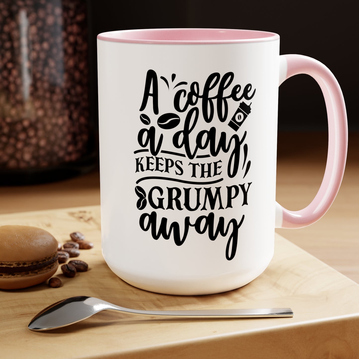 Two-Tone Coffee Mugs, 15oz - Natalie's Gourmet Coffee and Tees