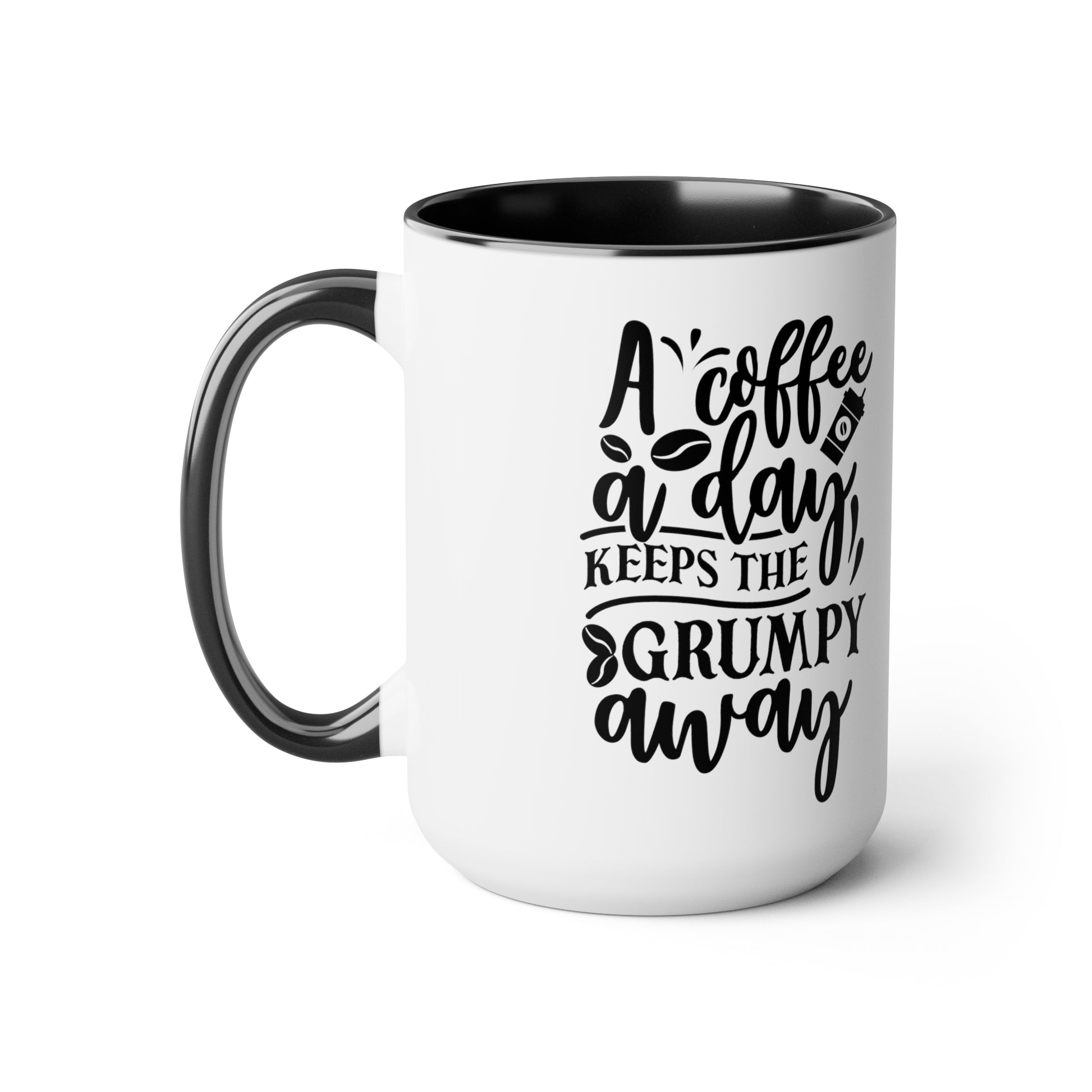 Two-Tone Coffee Mugs, 15oz - Natalie's Gourmet Coffee and Tees