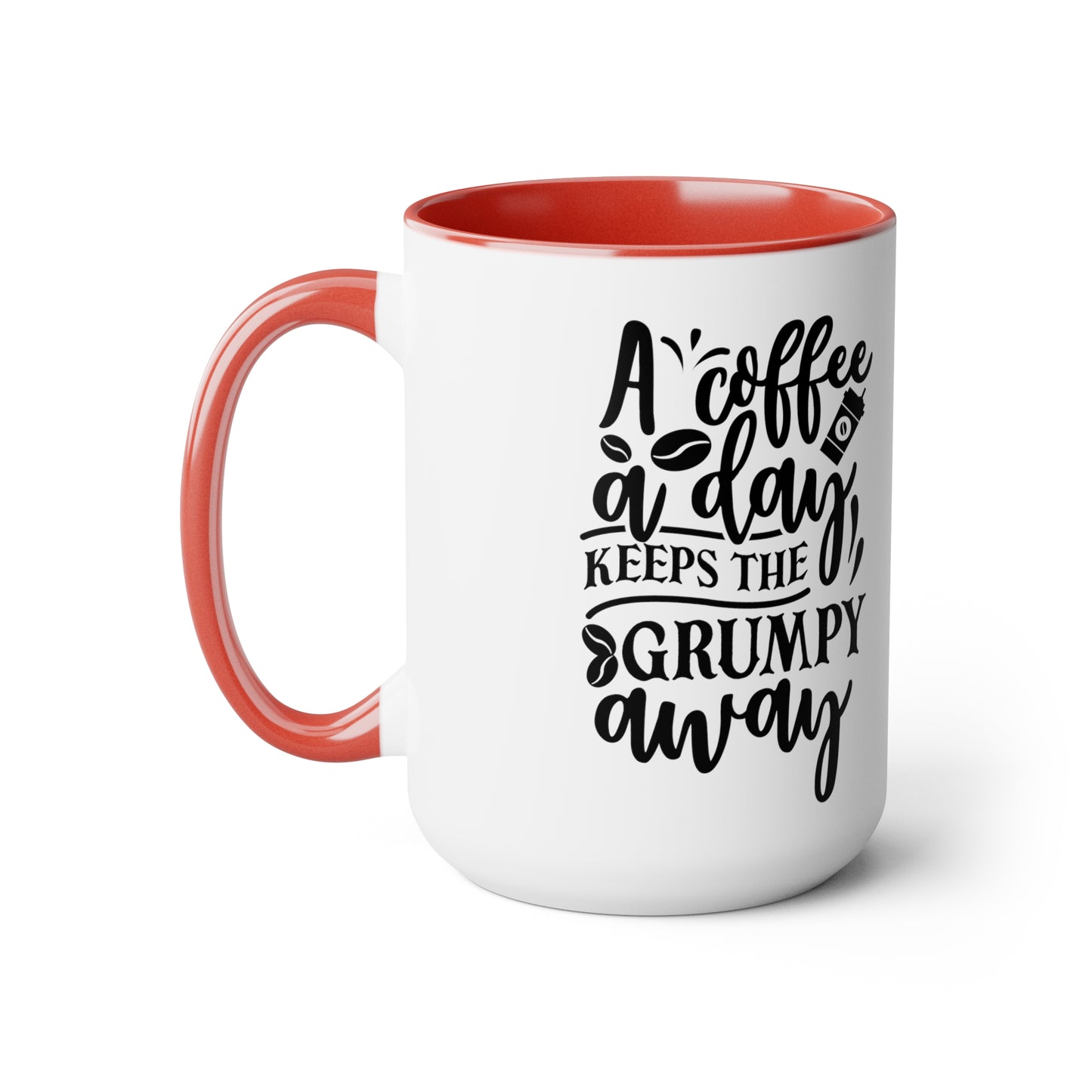 Two-Tone Coffee Mugs, 15oz - Natalie's Gourmet Coffee and Tees