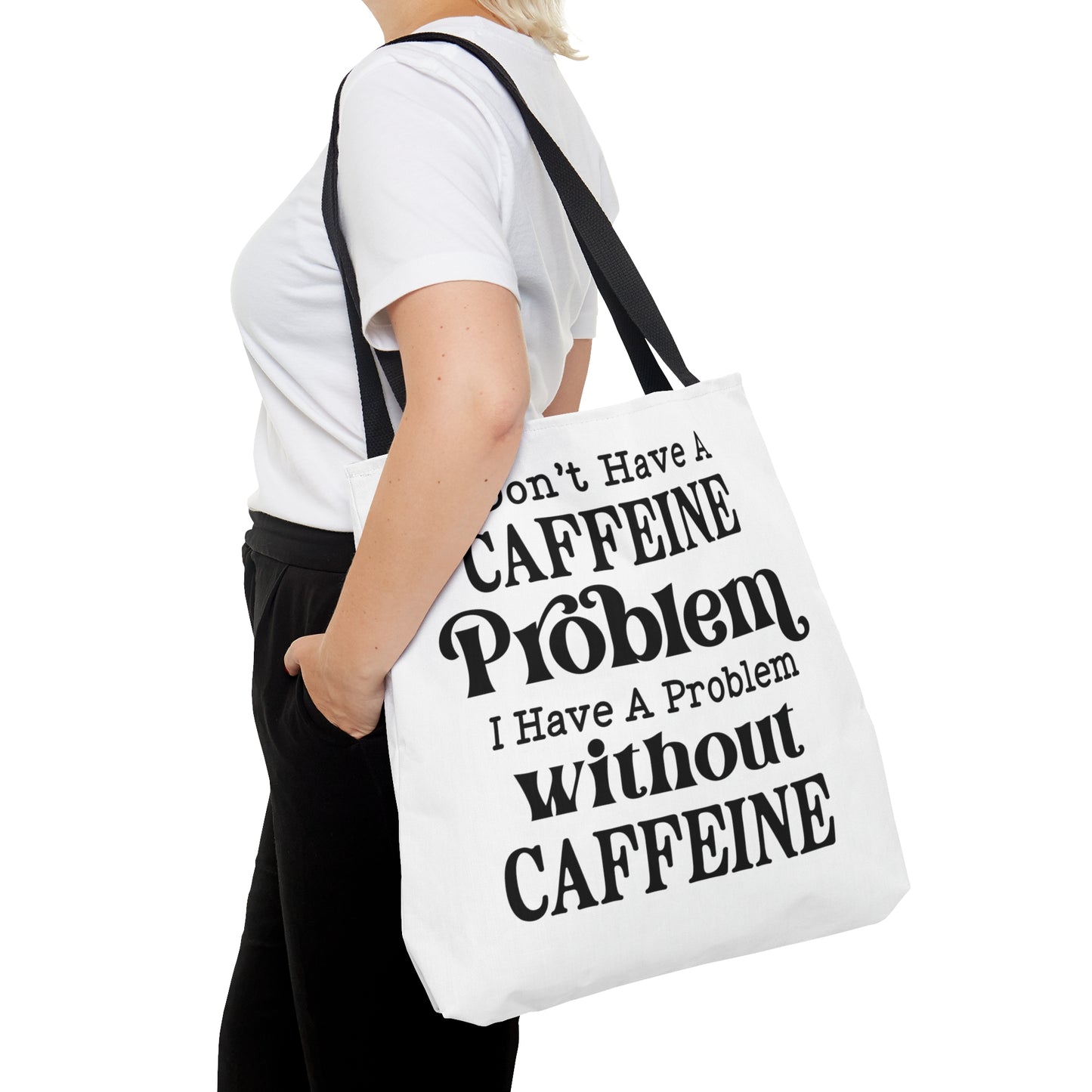 Tote Bag All Over Print Coffee Quote - Natalie's Gourmet Coffee and Tees