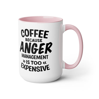 Two-Tone Coffee Mugs, 15oz - Natalie's Gourmet Coffee and Tees