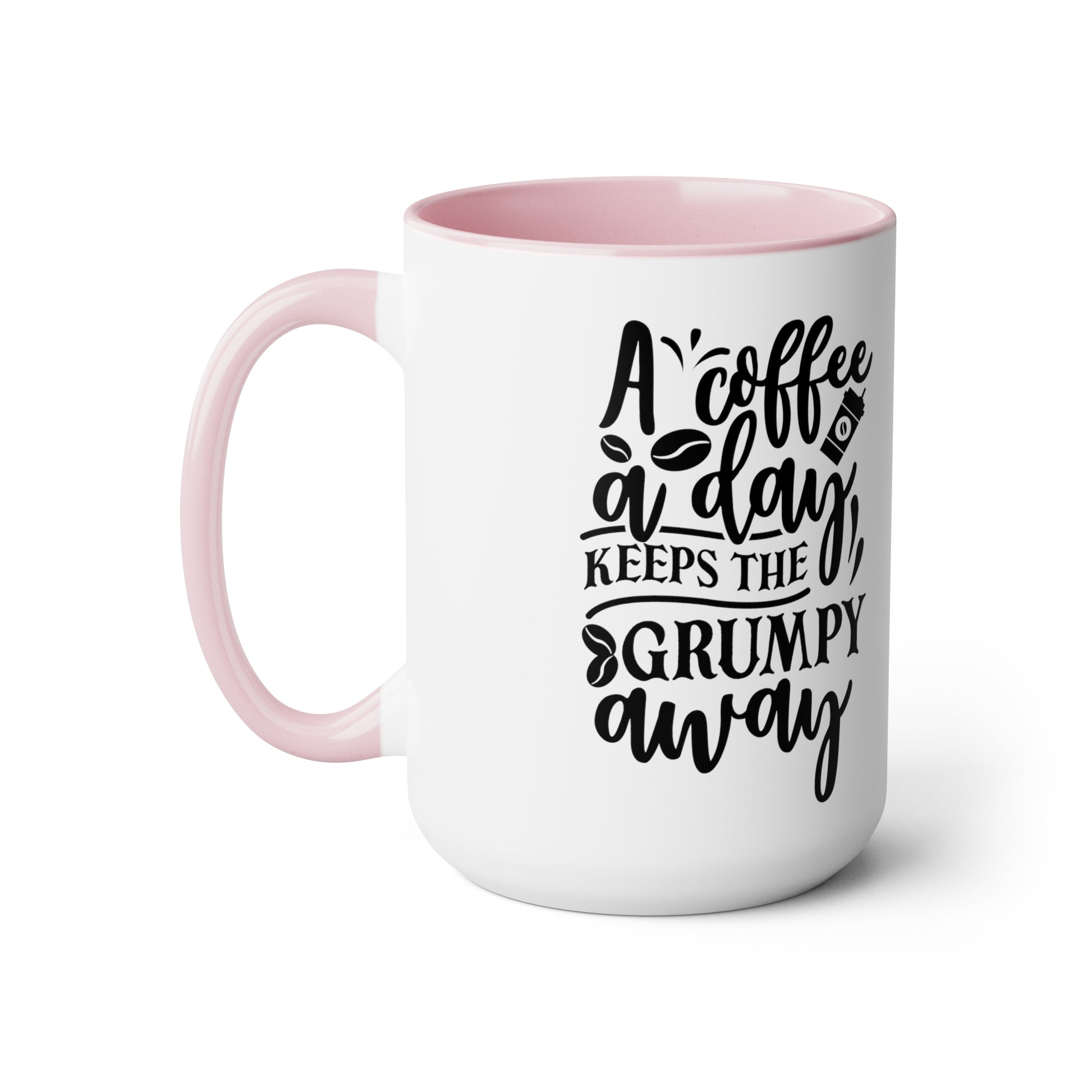 Two-Tone Coffee Mugs, 15oz - Natalie's Gourmet Coffee and Tees