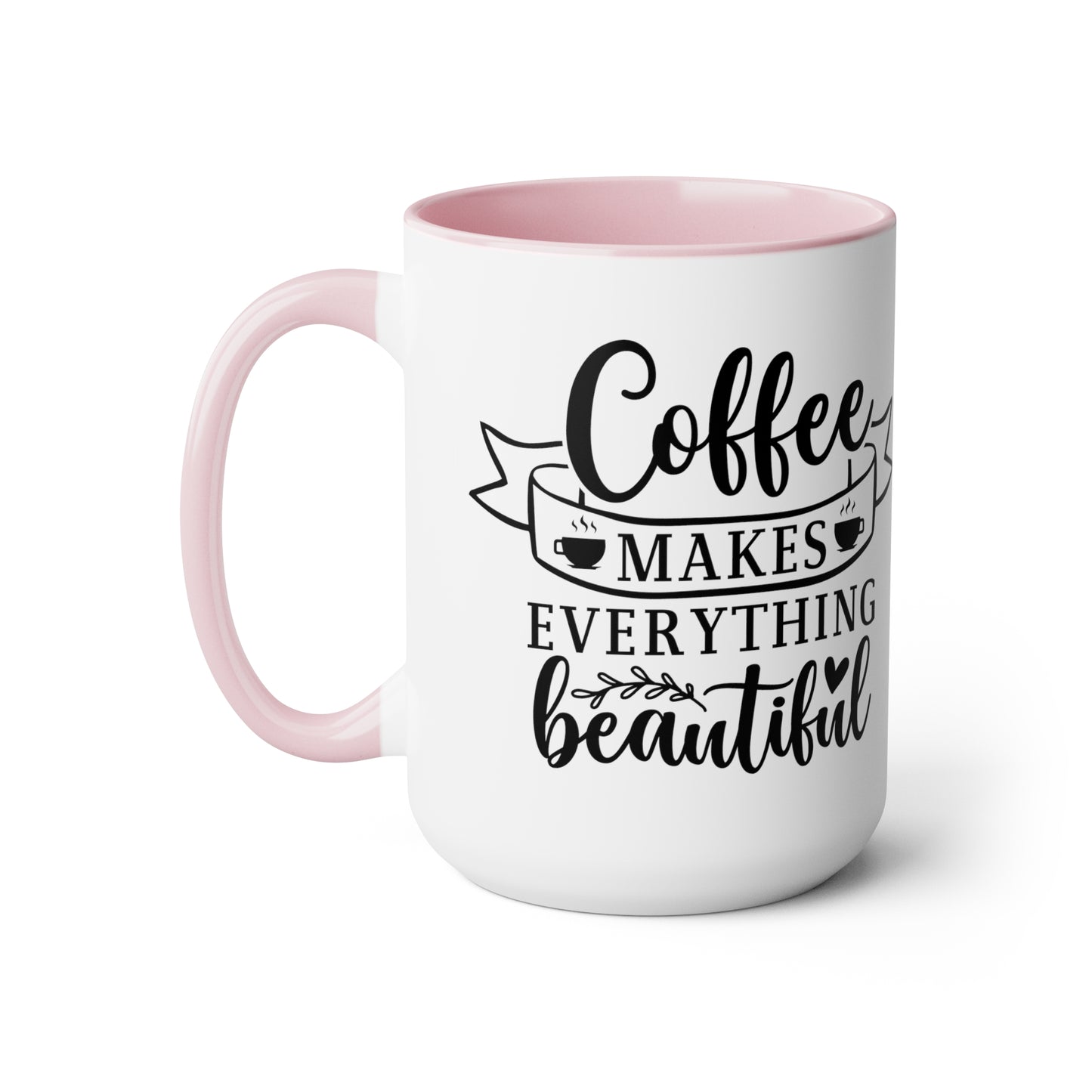 Two-Tone Coffee Mugs, 15oz - Natalie's Gourmet Coffee and Tees