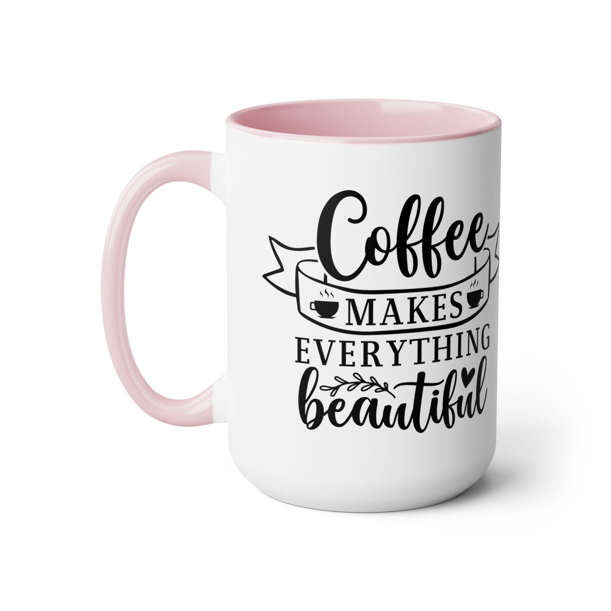 Two-Tone Coffee Mugs, 15oz - Natalie's Gourmet Coffee and Tees