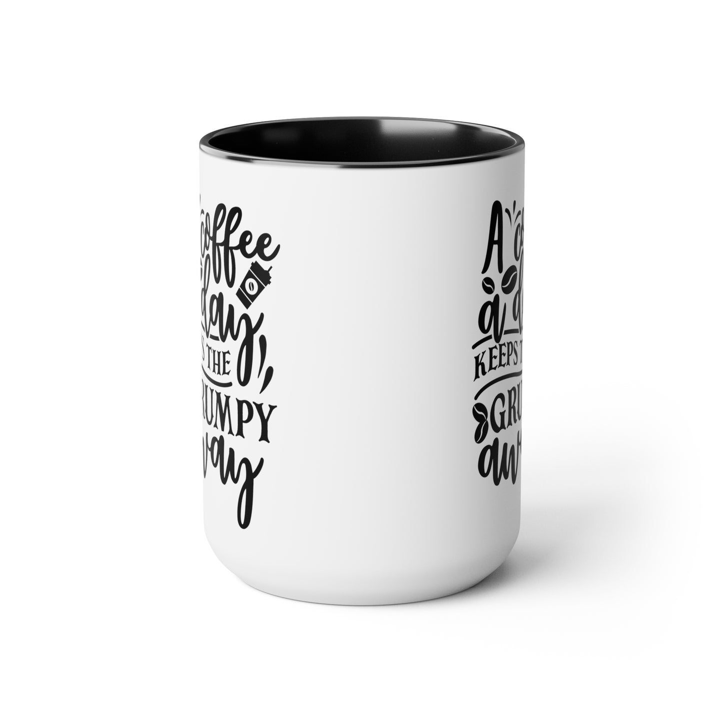 Two-Tone Coffee Mugs, 15oz - Natalie's Gourmet Coffee and Tees