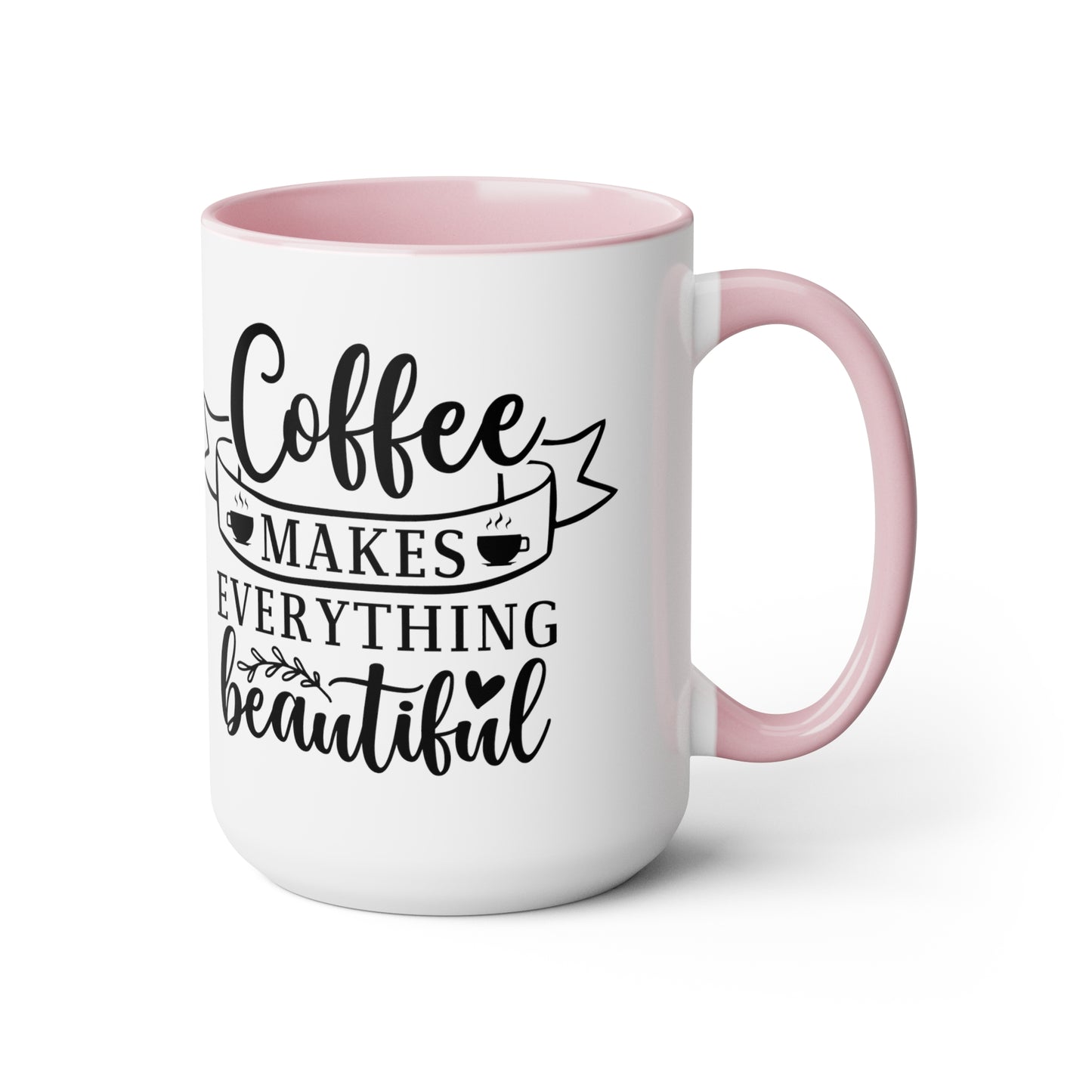 Two-Tone Coffee Mugs, 15oz - Natalie's Gourmet Coffee and Tees