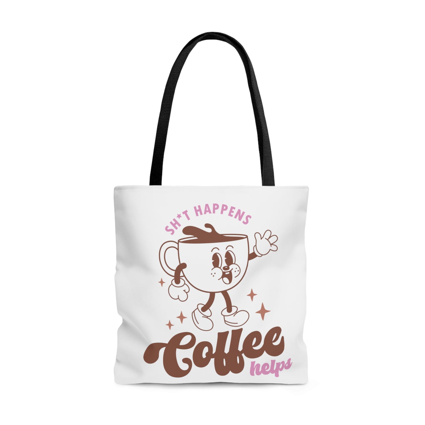 Tote Bag All Over Print Coffee Quote - Natalie's Gourmet Coffee and Tees